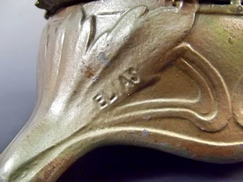 ART NOUVEAU SOFT METAL BOX SIGNED ELIAS - ADDITIONAL PHOTO 4
