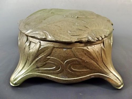 ART NOUVEAU SOFT METAL BOX SIGNED ELIAS - ADDITIONAL PHOTO 5