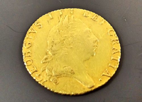 1797 half guinea gold coin in great condition - CATEGORY: ANTIQUE MISCELLANEOUS - DATED 18TH CENTURY