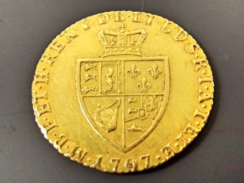 1797 HALF GUINEA GOLD COIN IN GREAT CONDITION - ADDITIONAL PHOTO 1