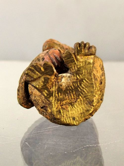 19TH CENTURY AUSTRIAN COLD PAINTED BRONZE CHIMPANZEE FIGURINE - ADDITIONAL PHOTO 4