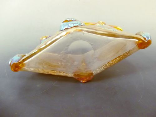 ART NOUVEAU ANGULAR LOETZ GLASS NAUTILUS VASE - ADDITIONAL PHOTO 6