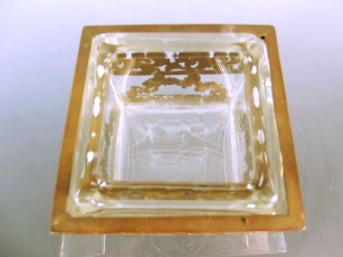 BACCARAT ROCK GLASS VASE WITH ORMOLU ENAMEL MOUNTS - ADDITIONAL PHOTO 3
