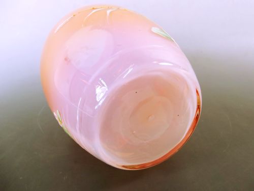 EARLY LOETZ AMBER TO OPALESCENT GLASS WATER JUG - ADDITIONAL PHOTO 4
