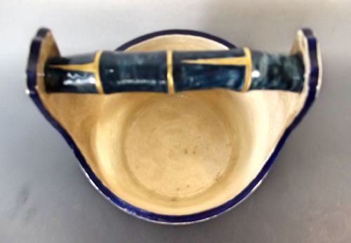 LARGE JAPANESE MEIJI PERIOD SATSUMA PAIL BY KOZAN - ADDITIONAL PHOTO 4