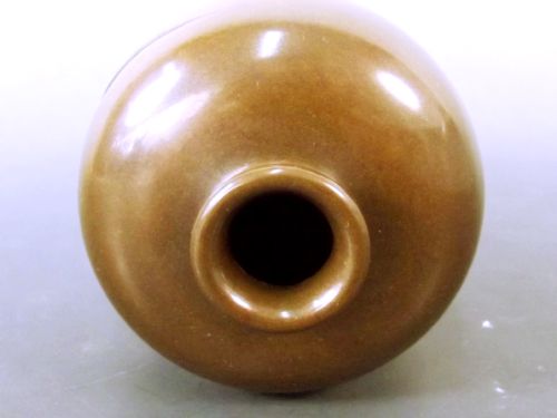 JAPANESE MEIJI PERIOD CHISELLED BRONZE LANDSCAPE VASE SIGNED - ADDITIONAL PHOTO 8