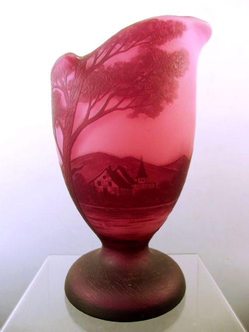 LOETZ RICHARD CAMEO GLASS VASE - ADDITIONAL PHOTO 1