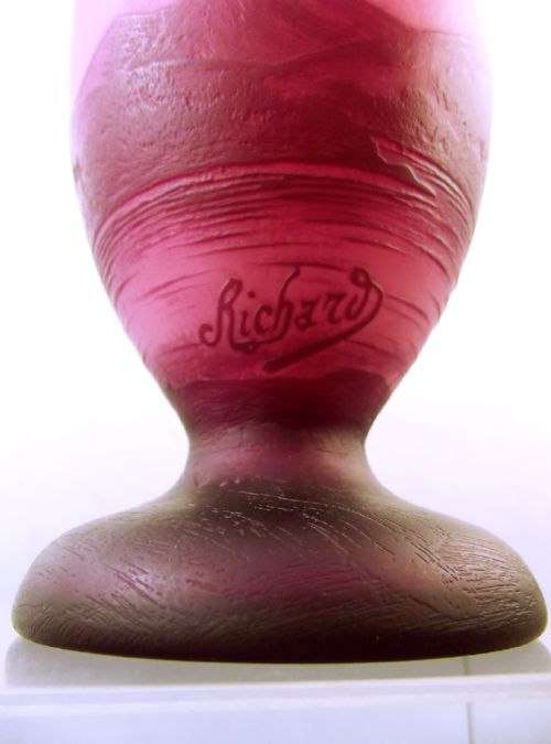 LOETZ RICHARD CAMEO GLASS VASE - ADDITIONAL PHOTO 5