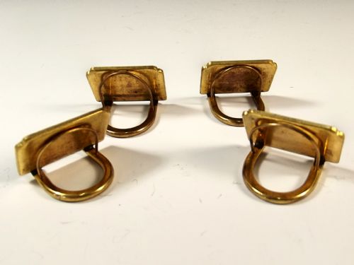 SET 4 JAPANESE MEIJI PERIOD KOMAI STYLE MENU HOLDERS - ADDITIONAL PHOTO 6