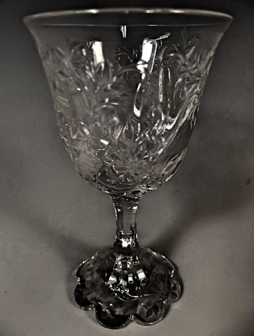 SET OF SIX THOMAS WEBB ROCK CRYSTAL SHERRY GLASSES C1890 - ADDITIONAL PHOTO 1
