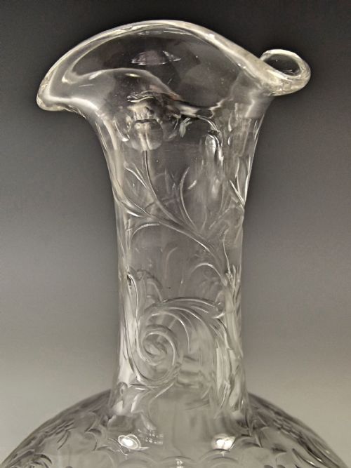 STEVENS AND WILLIAMS INTAGLIO CUT DECANTER - ADDITIONAL PHOTO 7