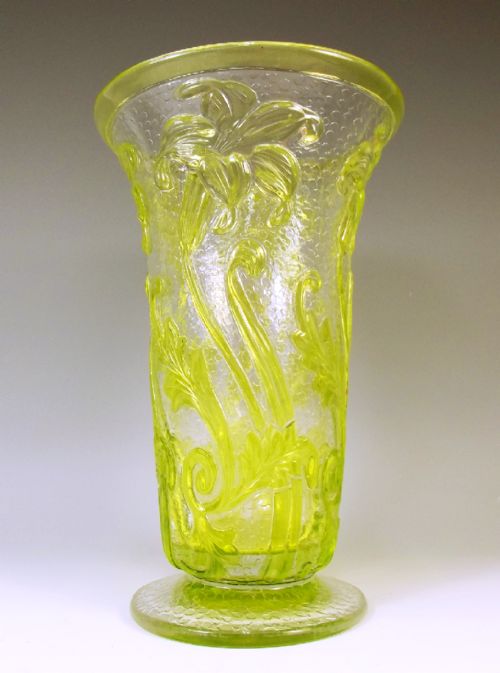 ART DECO THOMAS WEBB FLEUR CAMEO GLASS VASE - ADDITIONAL PHOTO 2