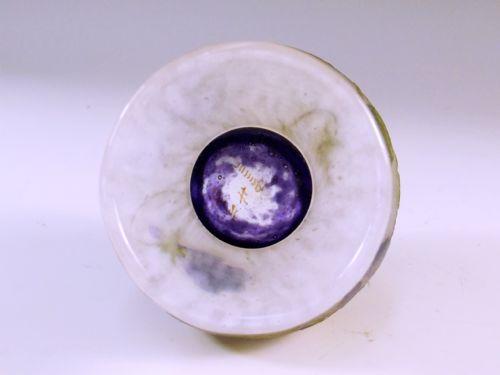 DAUM NANCY CAMEO GLASS VIOLETS VASE - ADDITIONAL PHOTO 6