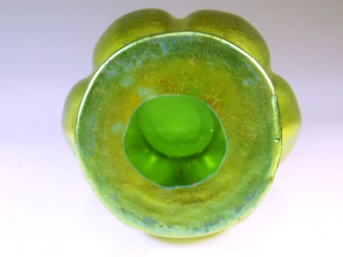 LOETZ MELON RIBBED GOLDIRIS GLASS VASE - ADDITIONAL PHOTO 3