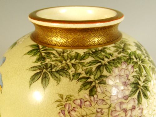 JAPANESE MEIJI PERIOD SATSUMA VASE BY KINKOZAN - ADDITIONAL PHOTO 5