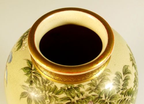 JAPANESE MEIJI PERIOD SATSUMA VASE BY KINKOZAN - ADDITIONAL PHOTO 7