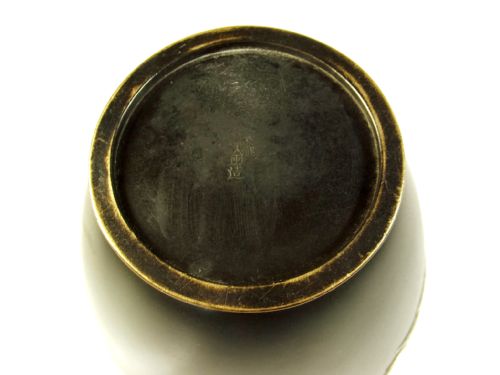 JAPANESE MEIJI PERIOD BRONZE ONLAID PEACOCK VASE - ADDITIONAL PHOTO 8