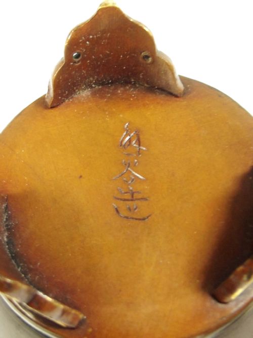 JAPANESE MEIJI PERIOD BRONZE ONLAID KORO AND COVER - ADDITIONAL PHOTO 7