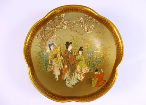 quality japanese meiji period satsuma bowl - CATEGORY: ANTIQUE CERAMICS - DATED 1890
