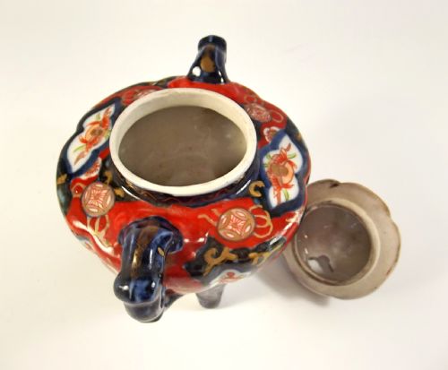 JAPANESE MEIJI PERIOD IMARI KORO - ADDITIONAL PHOTO 4