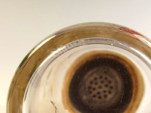 STUART GLASS ETCHED ENAMEL SPIDER COCKTAIL SHAKER GLASSES - ADDITIONAL PHOTO 3