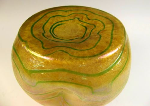 BOHEMIAN FRITZ HECKART KING TUT VASE - ADDITIONAL PHOTO 4