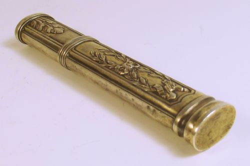 19TH C FRANCH SILVER SEAL AND WAX HOLDER BY RISLER AND CARRE - ADDITIONAL PHOTO 1