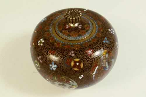 JAPANESE MEIJI PERIOD CLOISONNE ENAMEL KORO - ADDITIONAL PHOTO 4