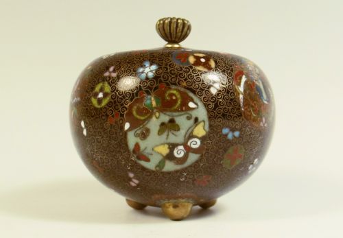 JAPANESE MEIJI PERIOD CLOISONNE ENAMEL KORO - ADDITIONAL PHOTO 7