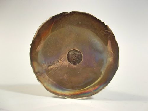 JAPANESE MEIJI PERIOD PURE SILVER CHRYSANTHEMUM VASE BY KONOIKE - ADDITIONAL PHOTO 3