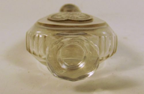 EARLY 19TH C SILVER CUT GLASS SCENT BOTTLE - ADDITIONAL PHOTO 7