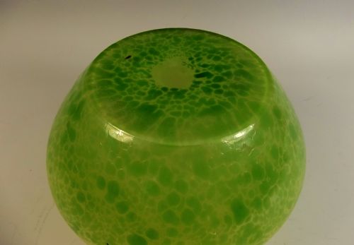 BOHEMIAN ART NOUVEAU LOETZ ORCHIS GLASS BOWL - ADDITIONAL PHOTO 3