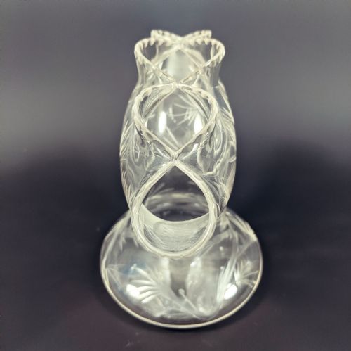 KEITH MURRAY FOR STEVENS AND WILLIAMS CACTUS CUT GLASS VASE - ADDITIONAL PHOTO 1
