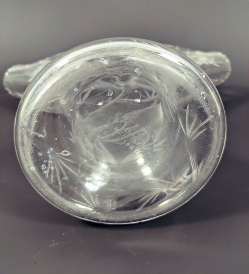KEITH MURRAY FOR STEVENS AND WILLIAMS CACTUS CUT GLASS VASE - ADDITIONAL PHOTO 4