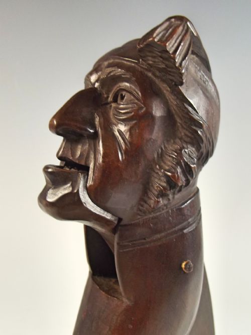 19th c black forest carved wood nut cracker scrooge - CATEGORY: ANTIQUE MISCELLANEOUS - DATED 19TH CENTURY