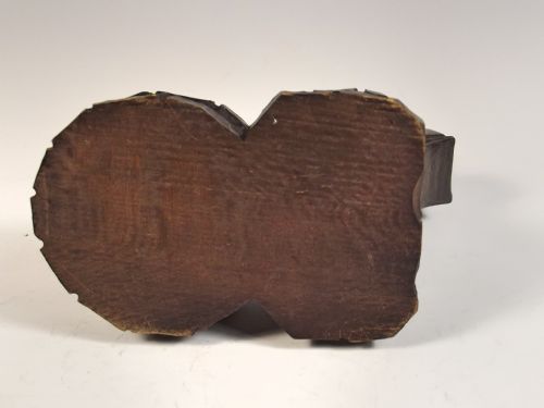 19TH C BLACK FOREST CARVED WOOD BEAR MATCHBOX HOLDER - ADDITIONAL PHOTO 5