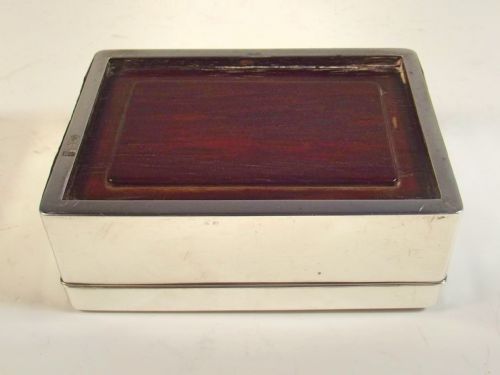 JAPANESE MEIJI PERIOD SILVER SHIBUICHI ONLAID BOX - ADDITIONAL PHOTO 6