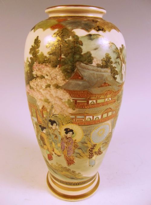 PAIR OF JAPANESE MEIJI PERIOD SATSUMA VASES - ADDITIONAL PHOTO 3