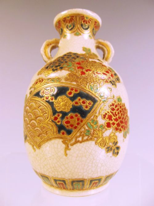 JAPANESE MEIJI PERIOD IMPERIAL SATSUMA VASE - ADDITIONAL PHOTO 1