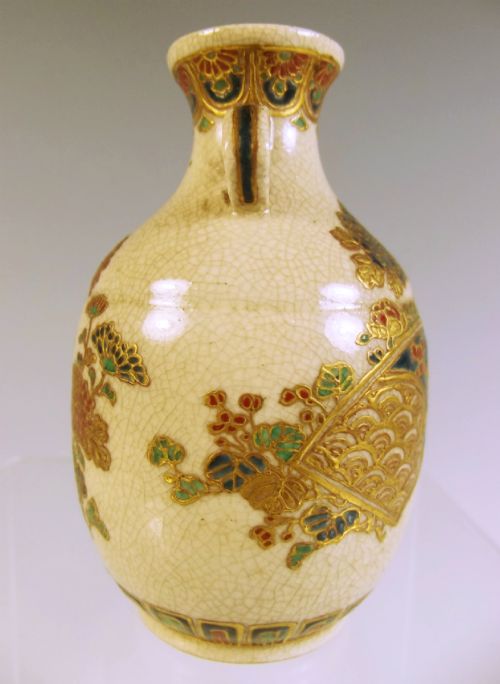 JAPANESE MEIJI PERIOD IMPERIAL SATSUMA VASE - ADDITIONAL PHOTO 2