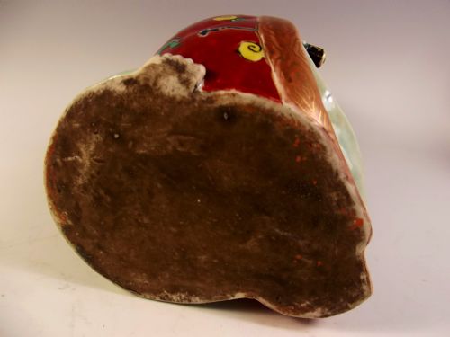 JAPANESE MEIJI PERIOD KUTANI FUKUROKUJU FIGURINE - ADDITIONAL PHOTO 1