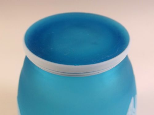 THOMAS WEBB WHITE ON BLUE CAMEO GLASS PINE CONE VASE - ADDITIONAL PHOTO 5