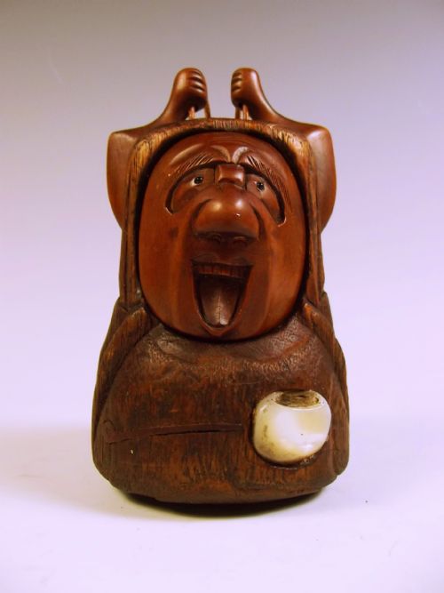 JAPANESE MEIJI PERIOD TOBACCO BOX WITH NETSUKE - ADDITIONAL PHOTO 2