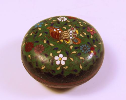 japanese meiji period cloisonne enamel kogo - CATEGORY: ANTIQUE MISCELLANEOUS - DATED 1890
