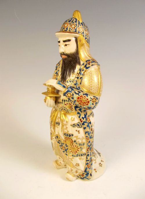 JAPANESE MEIJI PERIOD IMPERIAL SATSUMA WARRIOR - ADDITIONAL PHOTO 3