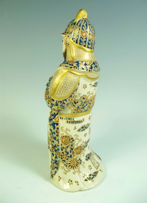 JAPANESE MEIJI PERIOD IMPERIAL SATSUMA WARRIOR - ADDITIONAL PHOTO 4