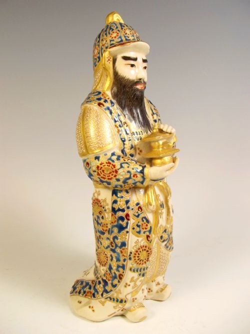 JAPANESE MEIJI PERIOD IMPERIAL SATSUMA WARRIOR - ADDITIONAL PHOTO 5