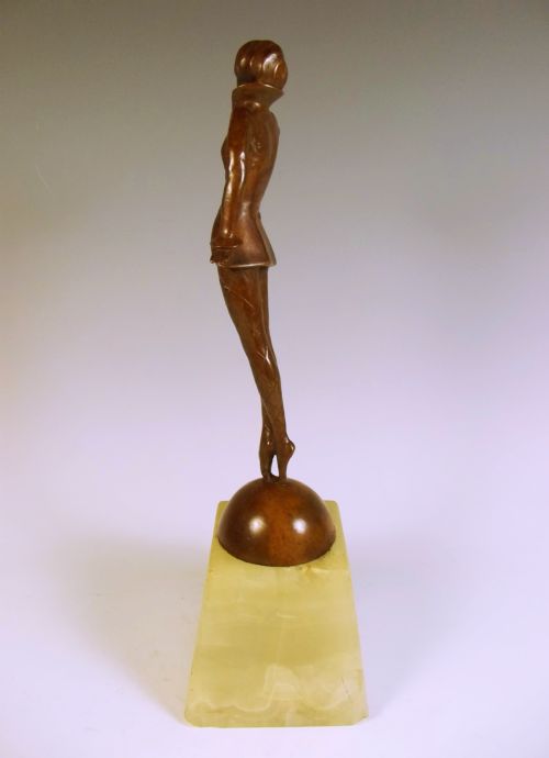 ART DECO LORENZL BRONZE BALLET DANCER - ADDITIONAL PHOTO 3