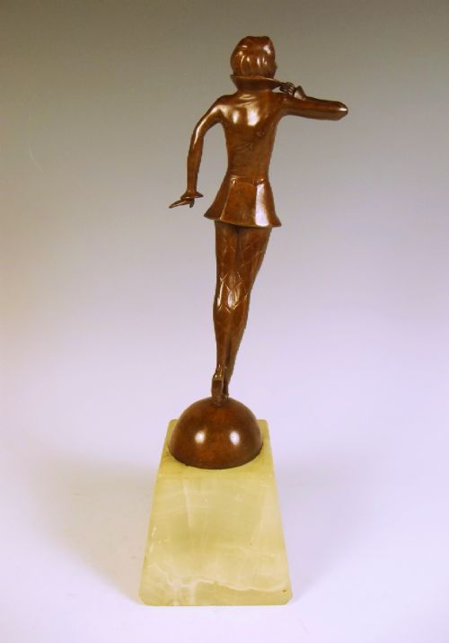 ART DECO LORENZL BRONZE BALLET DANCER - ADDITIONAL PHOTO 4