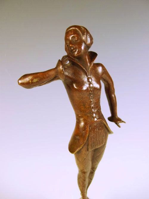 ART DECO LORENZL BRONZE BALLET DANCER - ADDITIONAL PHOTO 5